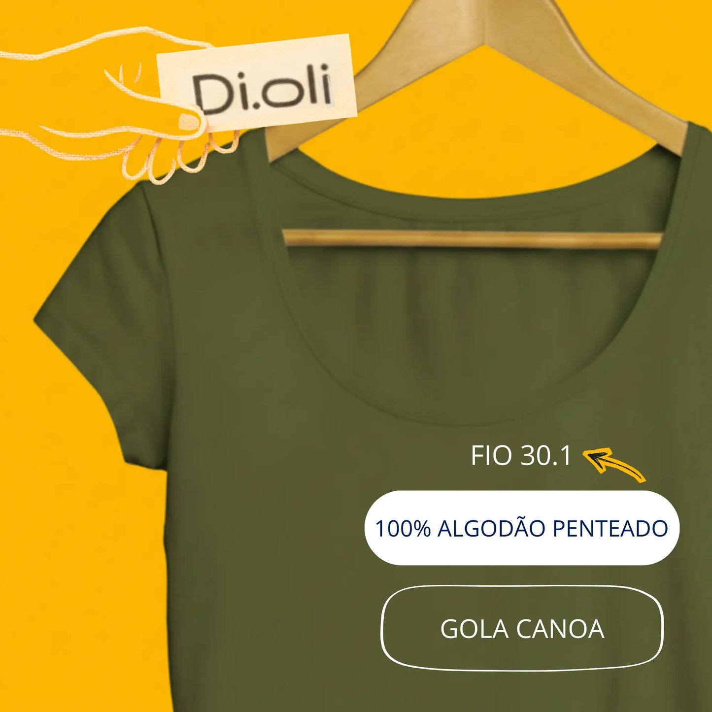 Baby Look - Algodão Penteado • Di.Oli •