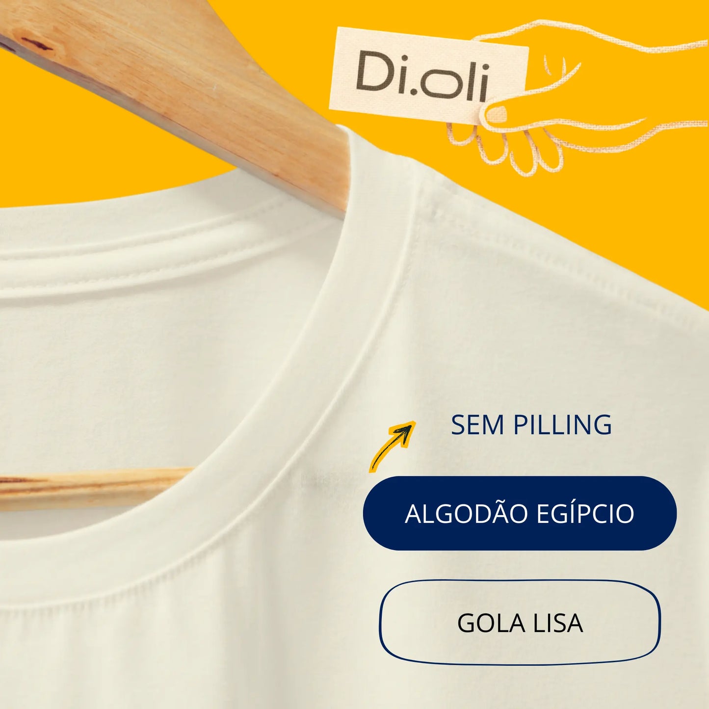 T-Shirt - Algodão Egípcio • Di.Oli •
