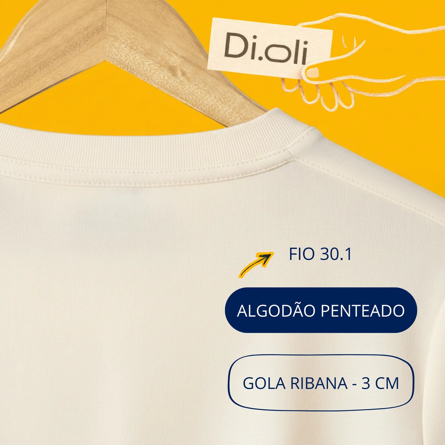 Camiseta Oversized • Di.Oli •