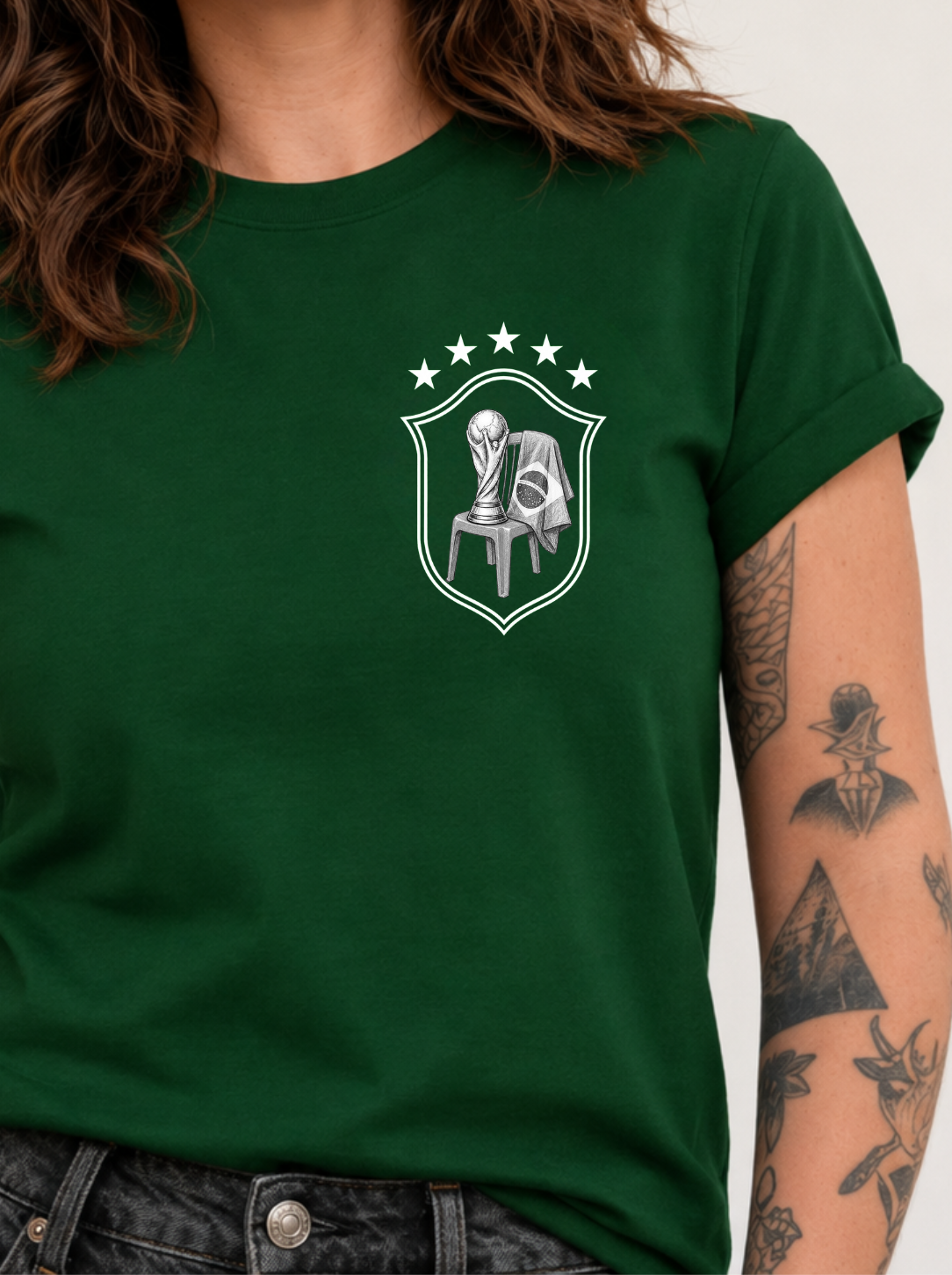 Estampa Copa TAÇA - T-Shirt Feminina • Di.Oli •
