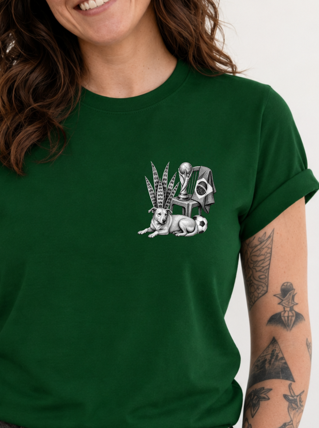 Estampa Copa CARAMELO - T-Shirt Feminina • Di.Oli •
