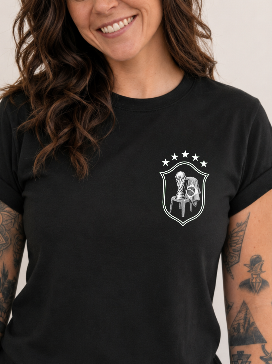 Estampa Copa TAÇA - T-Shirt Feminina • Di.Oli •
