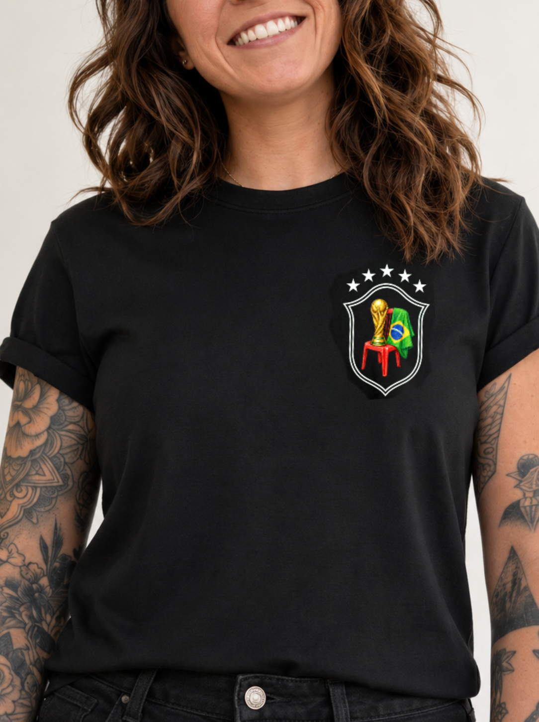 Estampa Copa TAÇA - T-Shirt Feminina • Di.Oli •