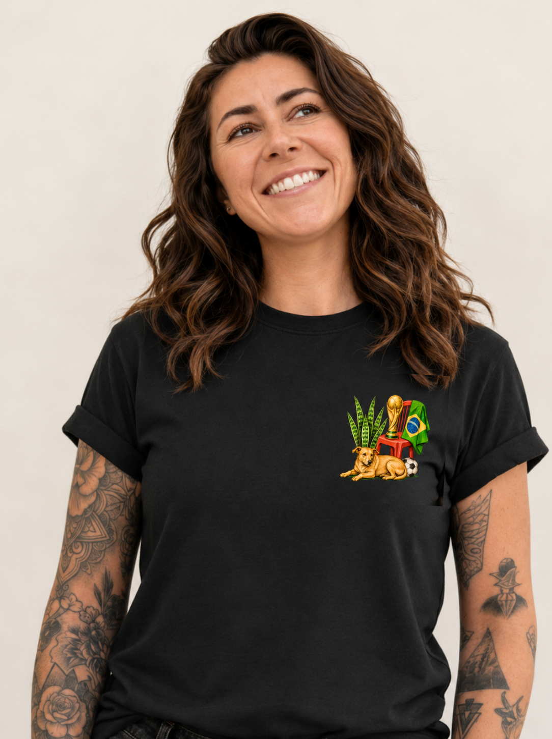 Estampa Copa CARAMELO - T-Shirt Feminina • Di.Oli •