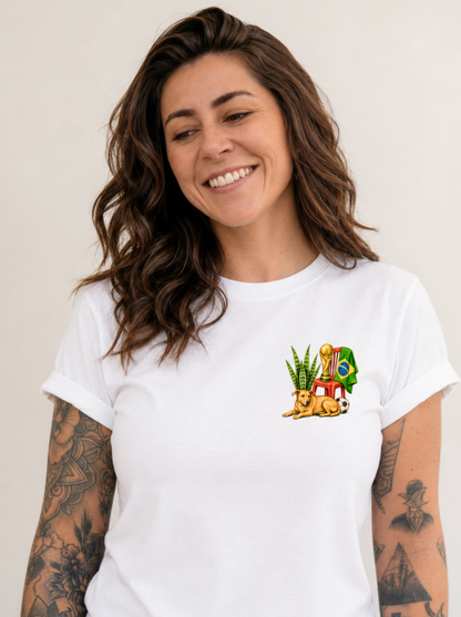 Estampa Copa CARAMELO - T-Shirt Feminina • Di.Oli •