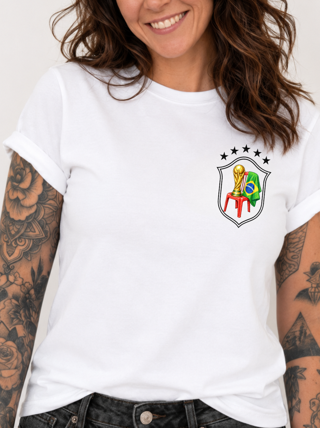 Estampa Copa TAÇA - T-Shirt Feminina • Di.Oli •