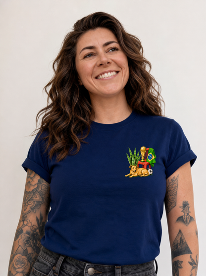 Estampa Copa CARAMELO - T-Shirt Feminina • Di.Oli •