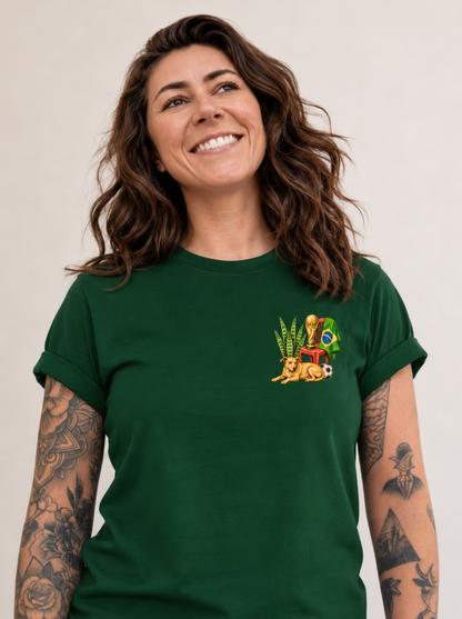 Estampa Copa CARAMELO - T-Shirt Feminina • Di.Oli •