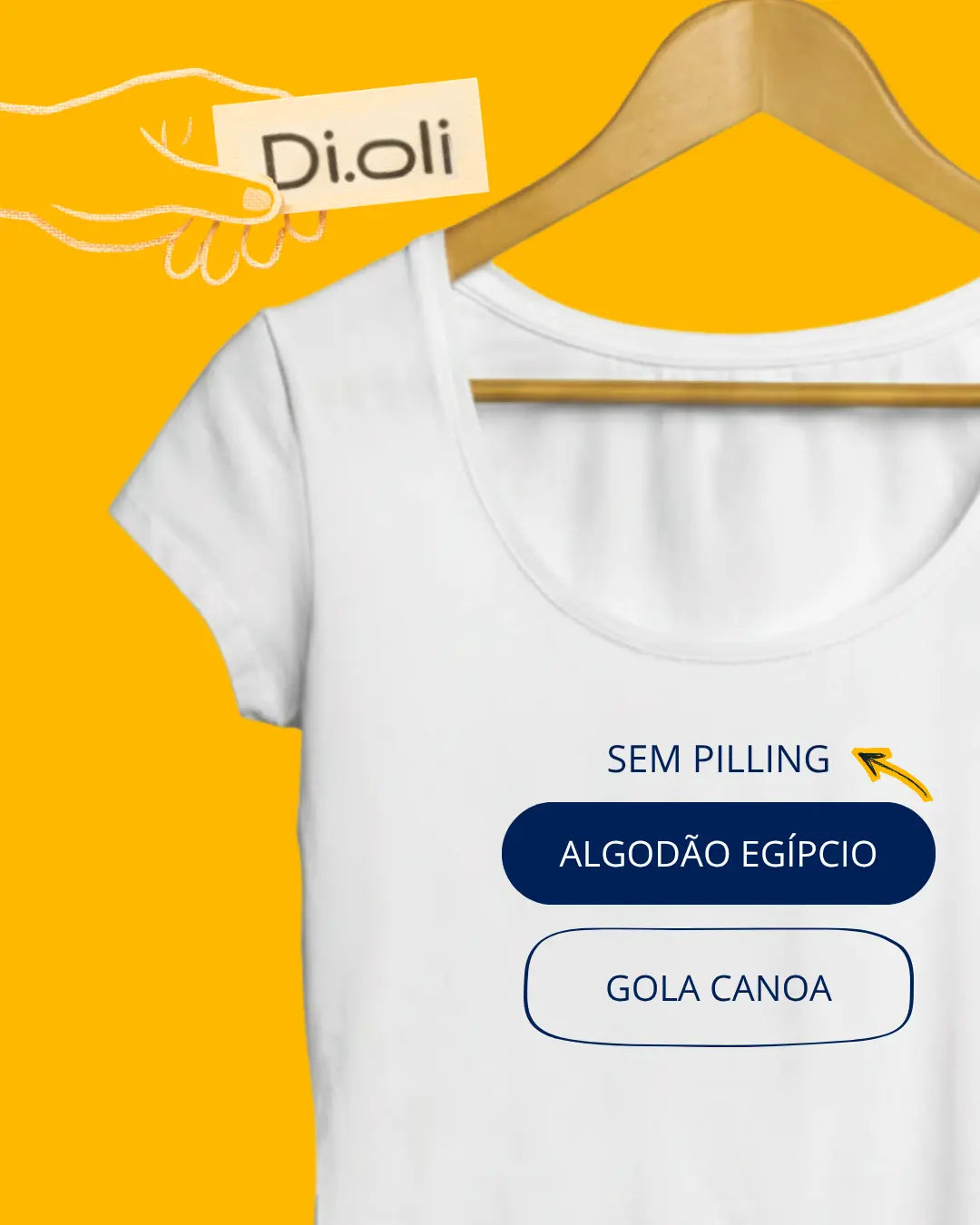 Baby Look - Algodão Egípcio • Di.Oli •
